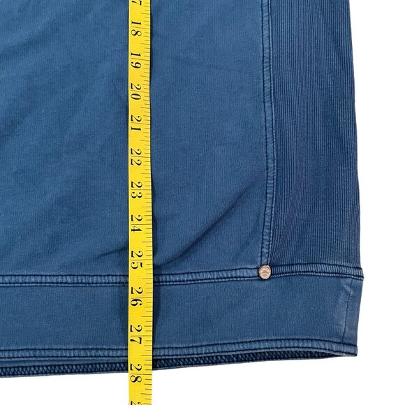 Tommy Bahama Men's Cotton Blend Blue Pullover 1/4 Zip Sweatshirt Size Large - Picture 4 of 6